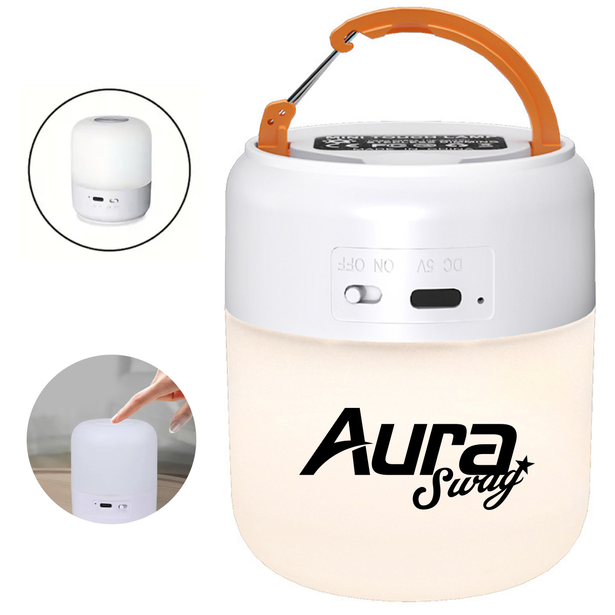 USB Rechargeable Camping Lantern with Stepless Dimming